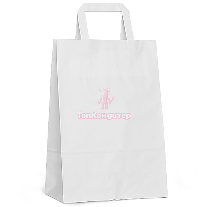 Пакет белый с ручками 37*32*20