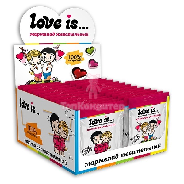 Мармелад "Love is" Холодок-малина 25г