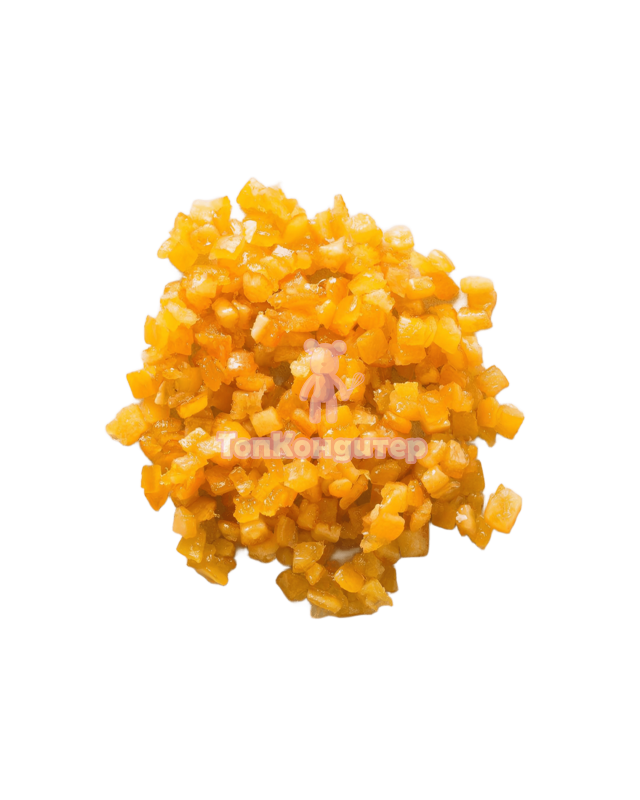 Апельсиновая корочка засахаренные кубики 0,6 см*0,6 см 200 гр