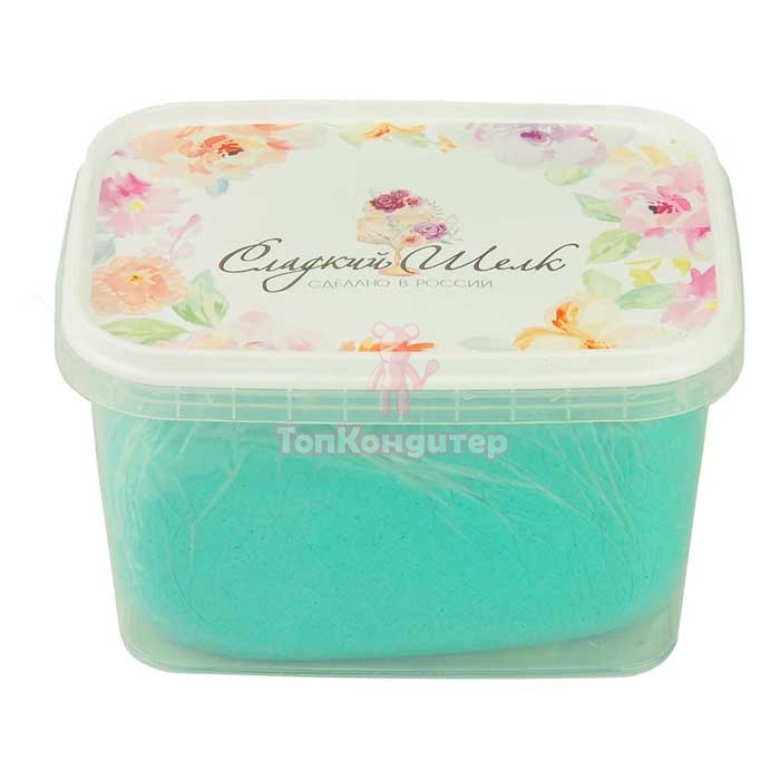 Мастика "Сладкий шелк" бирюзовая 0,5 кг