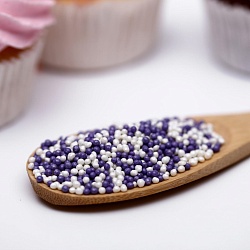 Драже сахарное «Бисер цветной» сиреневый, серебро, 50 г, №427