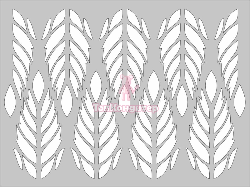 Трафарет №1 15*20см