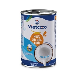 Сливки кокосовые 20-22% Vietcoco 400мл