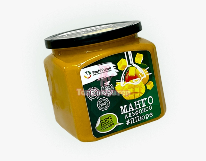 Пюре замороженное без сахара "Proff Puree" Манго 500 г