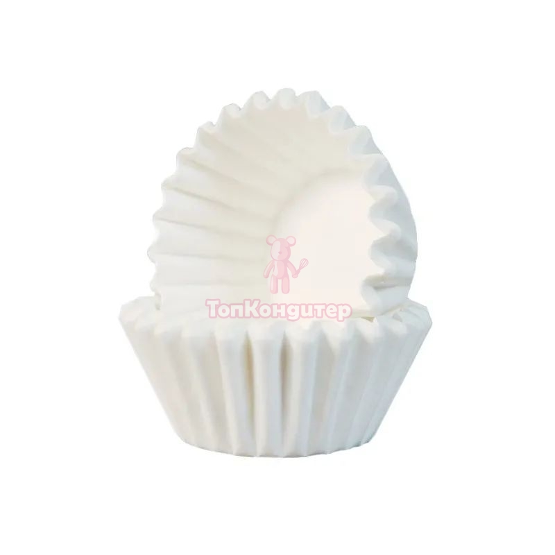 Капсулы бумажные для конфет белые 35 мм*23 мм, 1000 шт