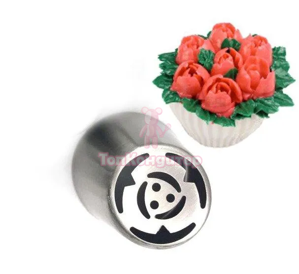 Насадка d=3,7 см "Тюльпан лепестки с прожилкой"