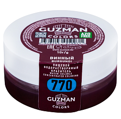 Краситель сухой водорастворимый №770 Винный "GUZMAN" 10 гр