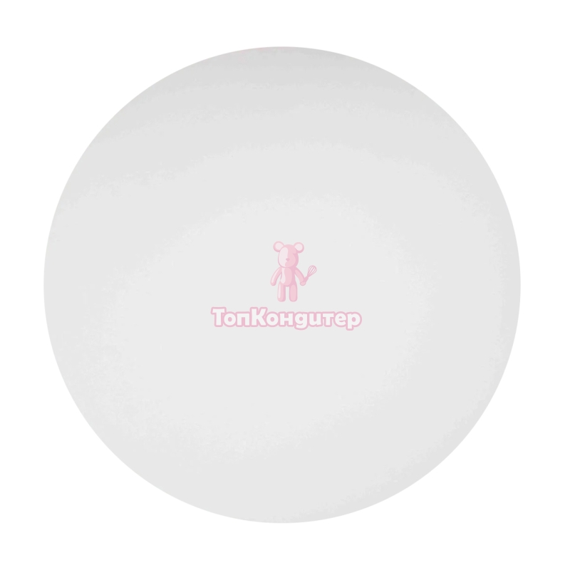 Подложка сатин для торта двусторонняя белая 16 см, толщина 6 мм